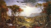 Jasper Cropsey Herbst am Hudson River oil painting artist
